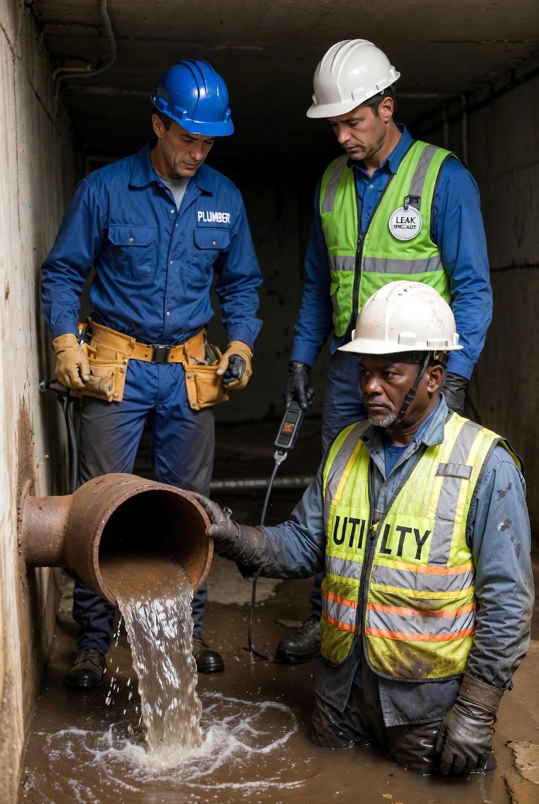 Utility vs Plumber vs Leak Specialist: